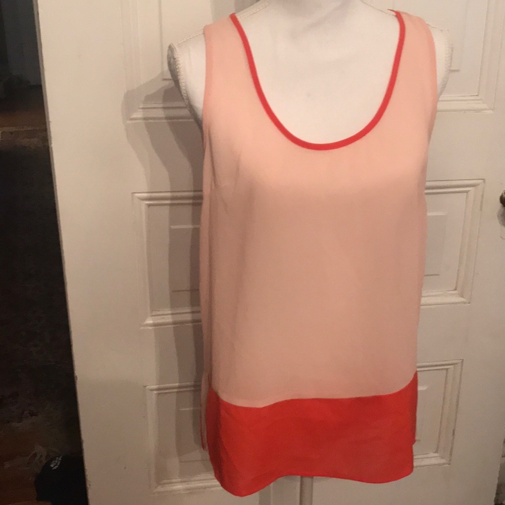 EUC Umgee Sheer Tank Top with zipper  A1